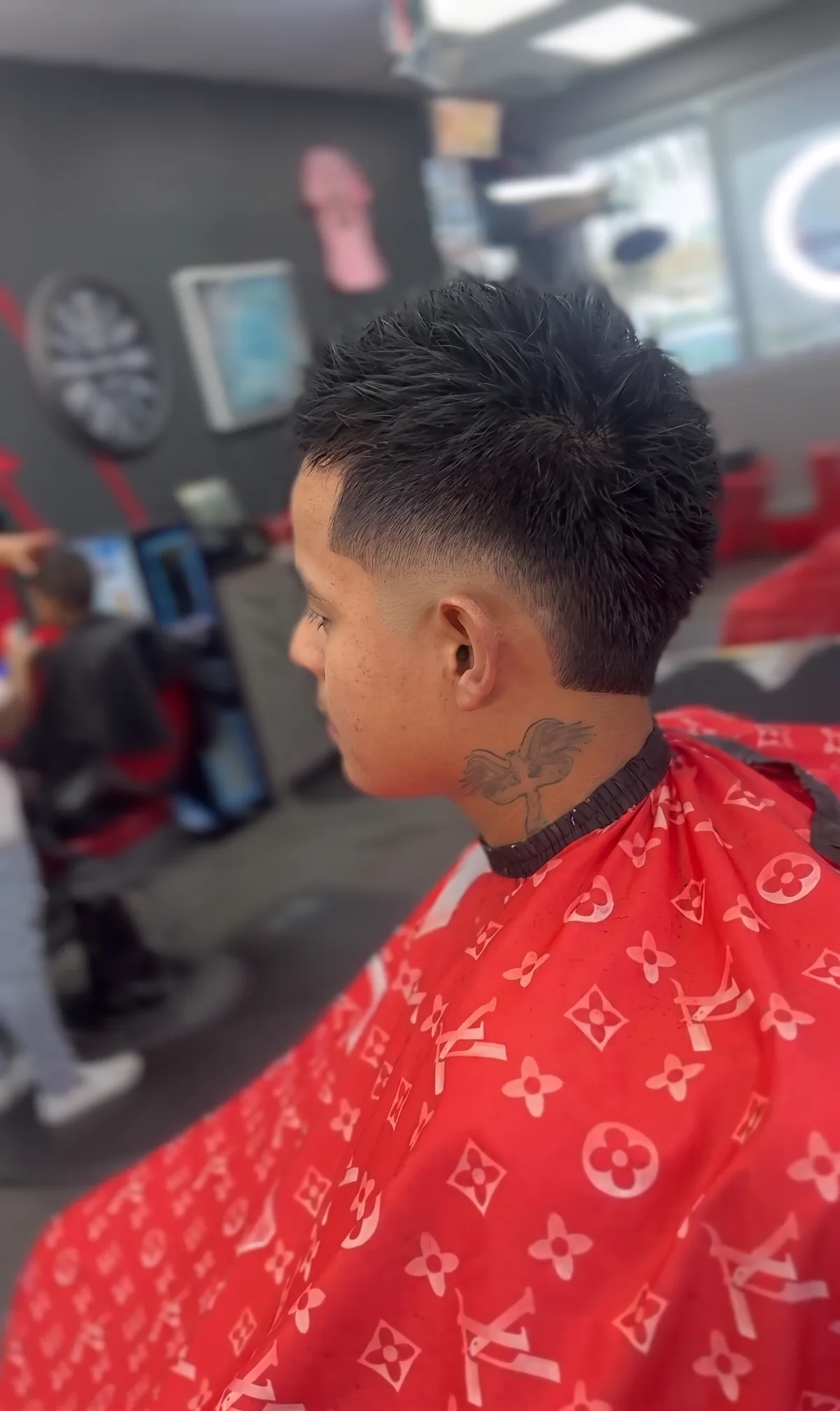 Fade net avec pointes texturées